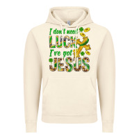 Vintage Artic I Don't Need Luck I've Got Jesus St. Patricks Vintage Hoodie - BundleAndBundleShop
