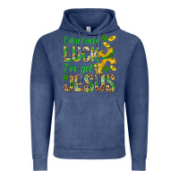 Vintage Denim I Don't Need Luck I've Got Jesus St. Patricks Vintage Hoodie - BundleAndBundleShop