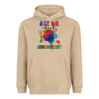 Mushroom Ask me about neurodiversity Heavyweight Hoodie - FaDigitalArtStudio