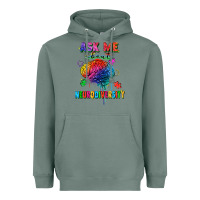 Sage Ask me about neurodiversity Heavyweight Hoodie - FaDigitalArtStudio