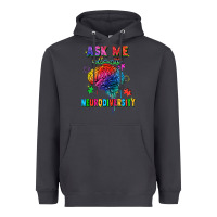 Smoke Ask me about neurodiversity Heavyweight Hoodie - FaDigitalArtStudio