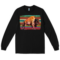 Black Aztec Buffalo Long Sleeve Tee - Bettercallsaul