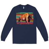 Navy Aztec Buffalo Long Sleeve Tee - Bettercallsaul