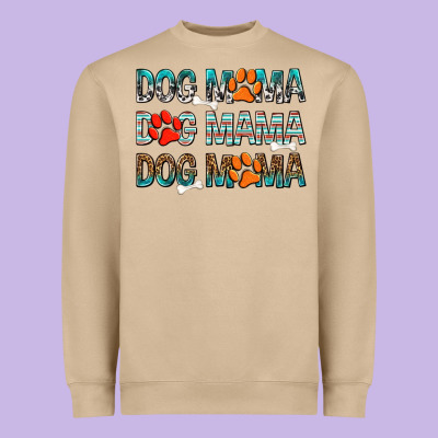 Dog Mama Dog Mama Dog Mama Heavyweight Sweatshirt Designed By Texasbilliewilder