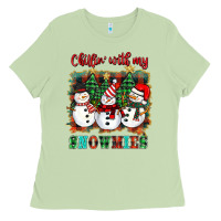 Matcha chillin with my snowies Ladies Tee - BarkalooDesign