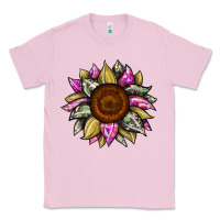 Bubblegum Pink sunflower camouflage Classic Tee - JahusDesignShop