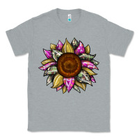 Heather Grey sunflower camouflage Classic Tee - JahusDesignShop