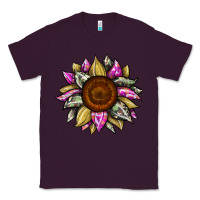 Plum sunflower camouflage Classic Tee - JahusDesignShop