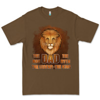 Cacao Dad The Man Leather Background Premium Tee - Jasminsmagicworld