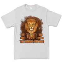 Dove Grey Dad The Man Leather Background Premium Tee - Jasminsmagicworld