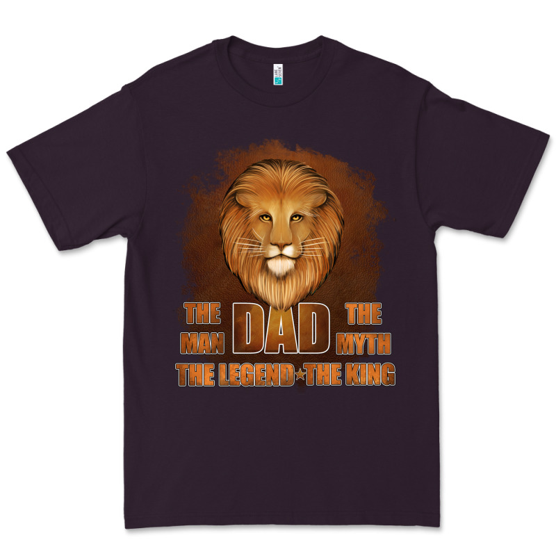 Dad The Man Leather Background Premium Tee by Jasminsmagicworld | Teevron