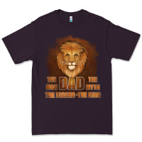 Plum Dad The Man Leather Background Premium Tee - Jasminsmagicworld