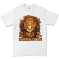 White Dad The Man Leather Background Premium Tee - Jasminsmagicworld