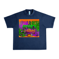 Navy spooky vibes tumbler Urban Heavy Tee - BundleAndBundleShop