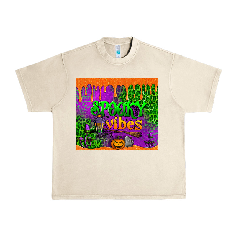 Spooky Vibes Tumbler Urban Heavy Tee by BundleAndBundleShop | Teevron