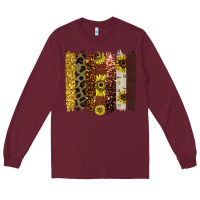 Burgundy Colorful brush stroke thankful Long Sleeve Tee - Bettercallsaul