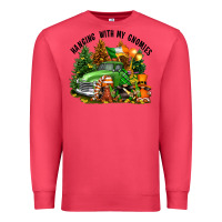 Cardinal St. Patricks Day hanging with my gnomies Premium Sweatshirt - FaDigitalArtStudio