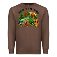 Chestnut St. Patricks Day hanging with my gnomies Premium Sweatshirt - FaDigitalArtStudio