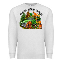 Oatmeal Heather St. Patricks Day hanging with my gnomies Premium Sweatshirt - FaDigitalArtStudio