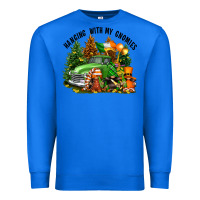 True Royal St. Patricks Day hanging with my gnomies Premium Sweatshirt - FaDigitalArtStudio