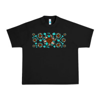 Black cowhide leopard sunflower gemstone Urban Heavy Tee - JahusDesignShop