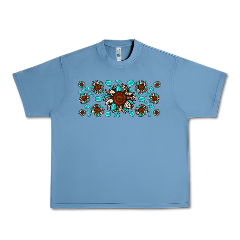 Cowhide Leopard Sunflower Gemstone Urban Heavy Tee by JahusDesignShop | Teevron