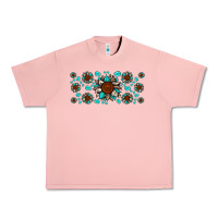 Salmon cowhide leopard sunflower gemstone Urban Heavy Tee - JahusDesignShop