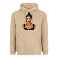 Mushroom black woman Heavyweight Hoodie - FaDigitalArtStudio