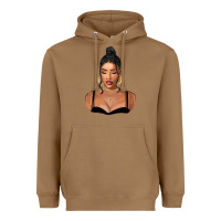 Toasted Coconut black woman Heavyweight Hoodie - FaDigitalArtStudio