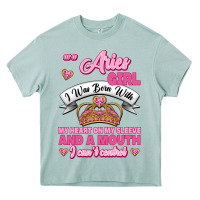 Arona As A Aries Girl I Was Born With My Heart On My Sleeve And A Mouth Heavy Core Tee - Jasminsmagicworld