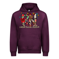 Mauve Wine RN Licensed Practical Nurse Urban Hoodie - CowhideDigitalArt