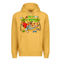 Mustard Hello Summer Premium Hoodie - CowCowDesign
