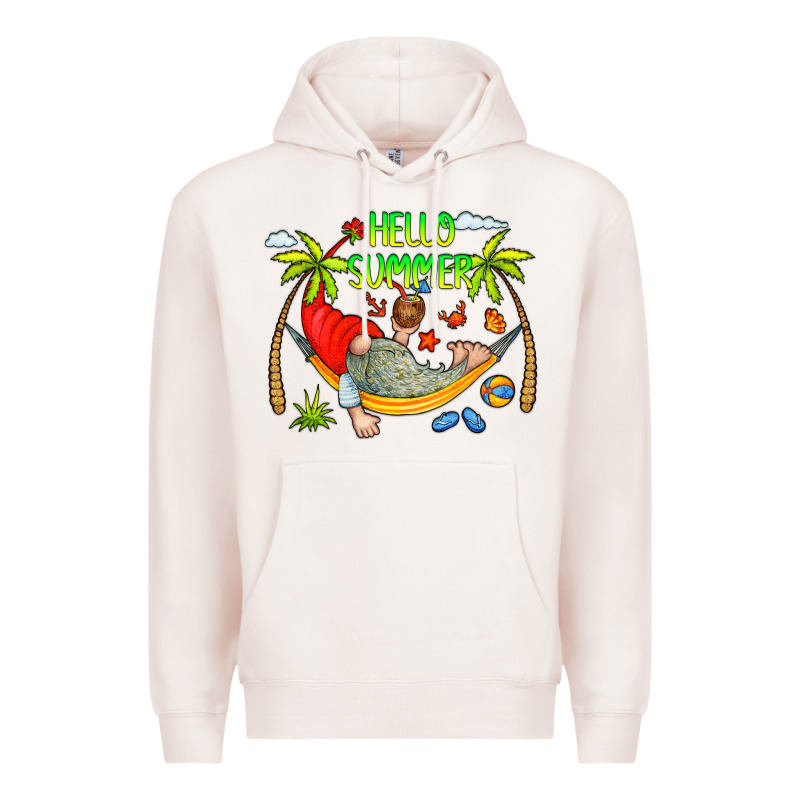 Hello Summer Premium Hoodie by CowCowDesign | Teevron