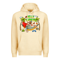 Pina Colada Hello Summer Premium Hoodie - CowCowDesign