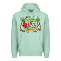 Seafoam Hello Summer Premium Hoodie - CowCowDesign