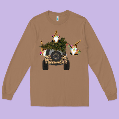 Gnomes Truck Car  Christmas Long Sleeve Tee Designed By Bettercallsaul