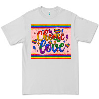 Dove Grey choose love tumbler Premium Tee - JahusDesignShop