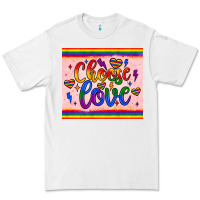 White choose love tumbler Premium Tee - JahusDesignShop
