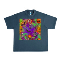 Midnight Navy halloween party seamless pattern Urban Heavy Tee - BundleAndBundleShop