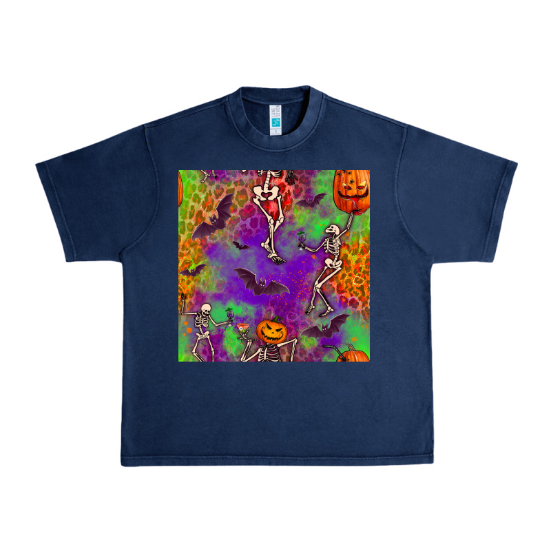 Halloween Party Seamless Pattern Urban Heavy Tee by BundleAndBundleShop | Teevron