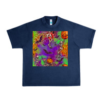 Navy halloween party seamless pattern Urban Heavy Tee - BundleAndBundleShop