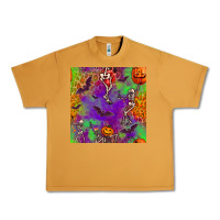 Peanut Butter halloween party seamless pattern Urban Heavy Tee - BundleAndBundleShop