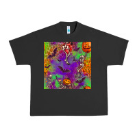 Pigment Black halloween party seamless pattern Urban Heavy Tee - BundleAndBundleShop