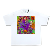White halloween party seamless pattern Urban Heavy Tee - BundleAndBundleShop