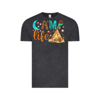 Vintage Black Camp Life Vintage Tee - BundleAndBundleShop