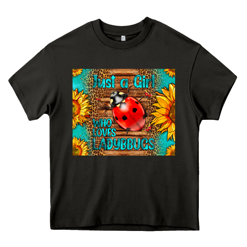 Just A Girl Who Loves Ladybugs Heavy Core Tee by LillyAllenDesigns | Teevron