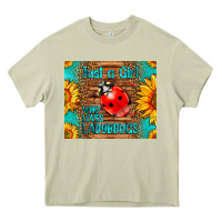 Mossy just a girl who loves ladybugs Heavy Core Tee - LillyAllenDesigns