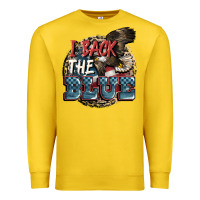 Lemon I back the blue Premium Sweatshirt - FaDigitalArtStudio