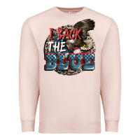 I Back The Blue Premium Sweatshirt | Teevron