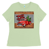 Matcha merry Christmas truck Ladies Tee - Jasminsmagicworld